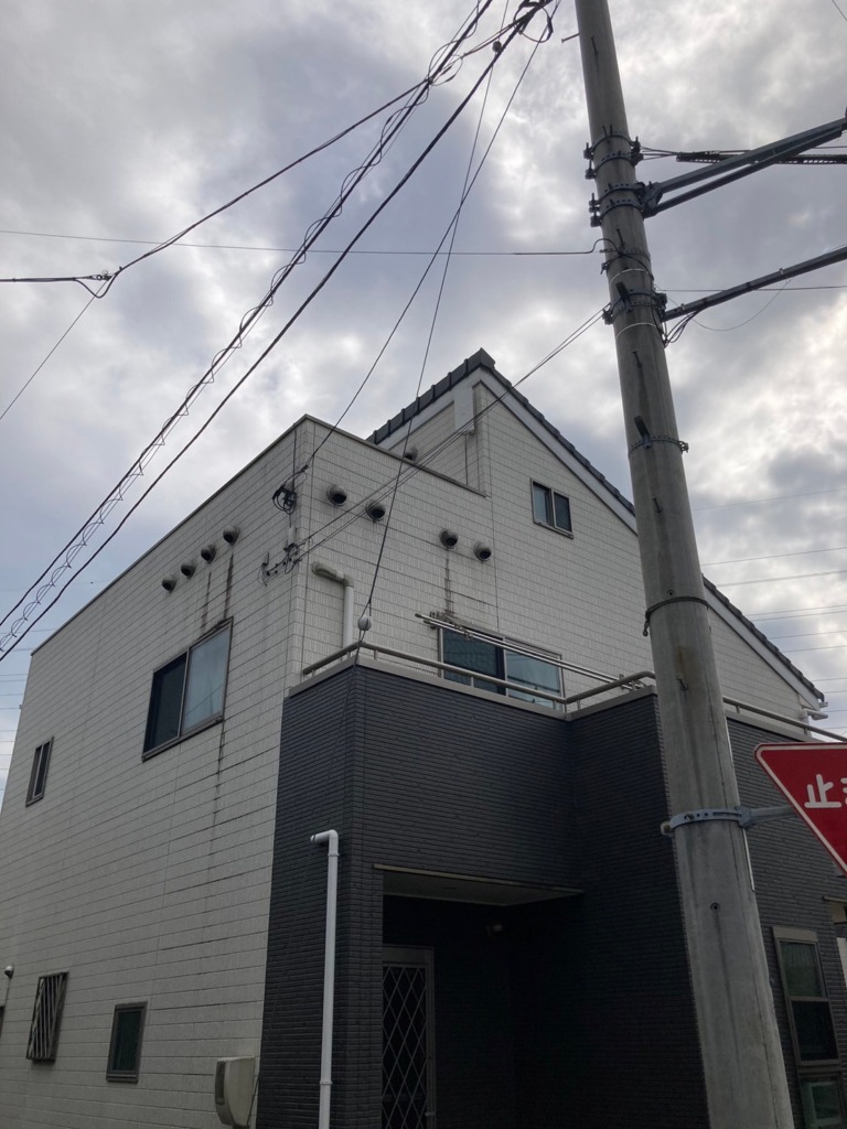 富士市石坂の既存住宅でアンテナ交換工事