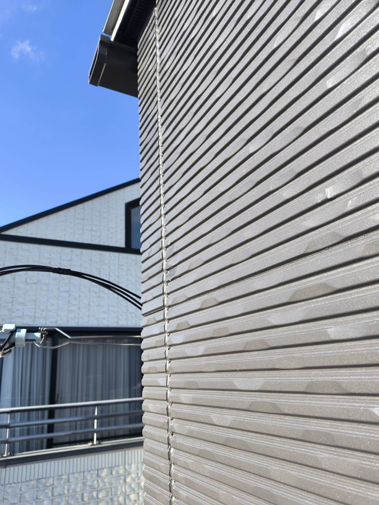 船橋市西習志野の新築にお洒落なデザインアンテナ壁面工事