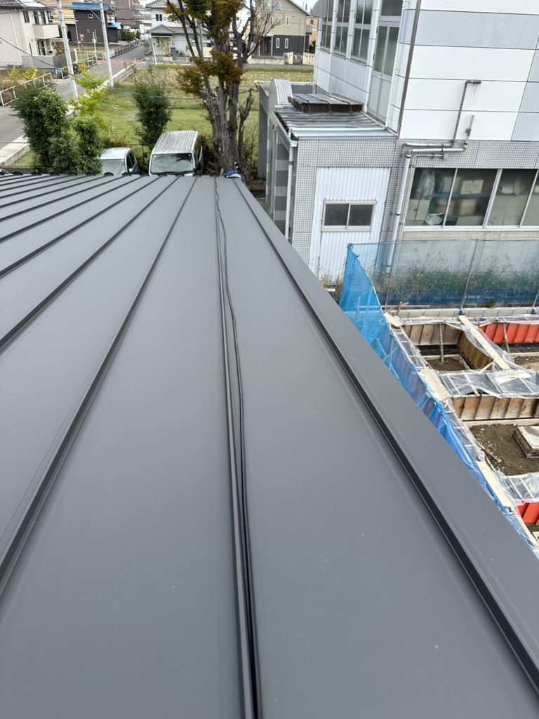 岐阜市茜部寺屋敷の新築でのデザインアンテナ壁面工事