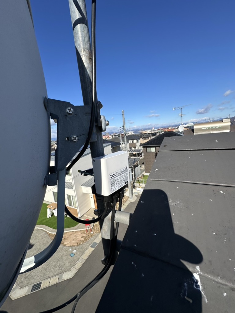 羽島郡笠松町北及の既存住宅でテレビが映らない修理作業