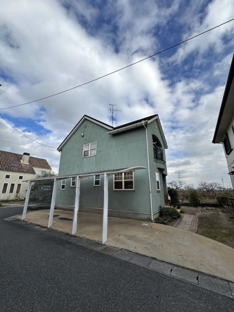 揖斐郡大野町上磯の既存住宅で受信不良によるアンテナ交換