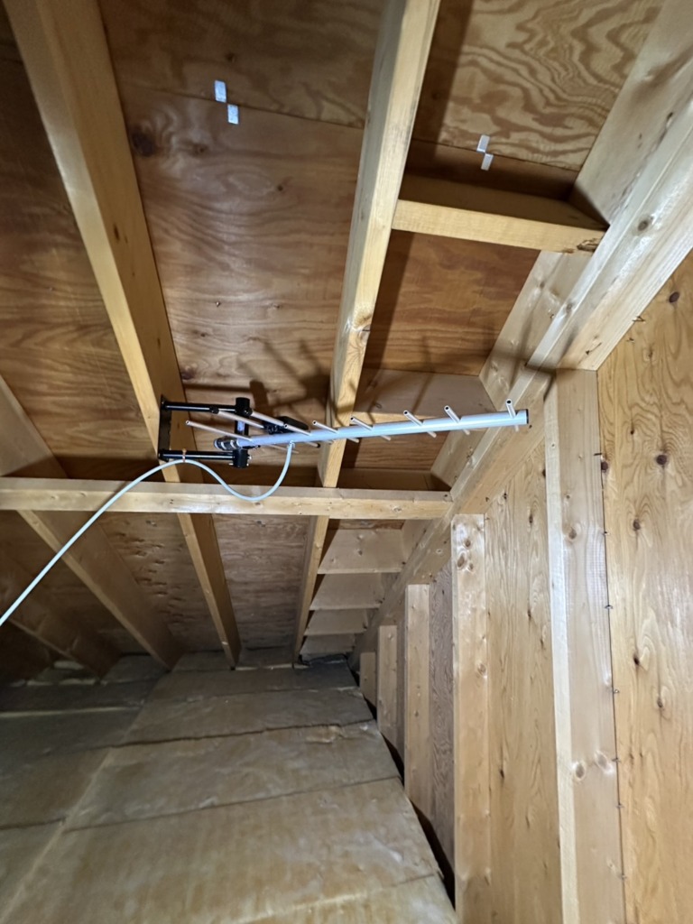 揖斐郡大野町上磯の既存住宅で受信不良によるアンテナ交換