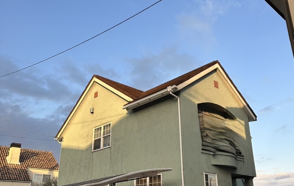 揖斐郡大野町上磯の既存住宅で受信不良によるアンテナ交換