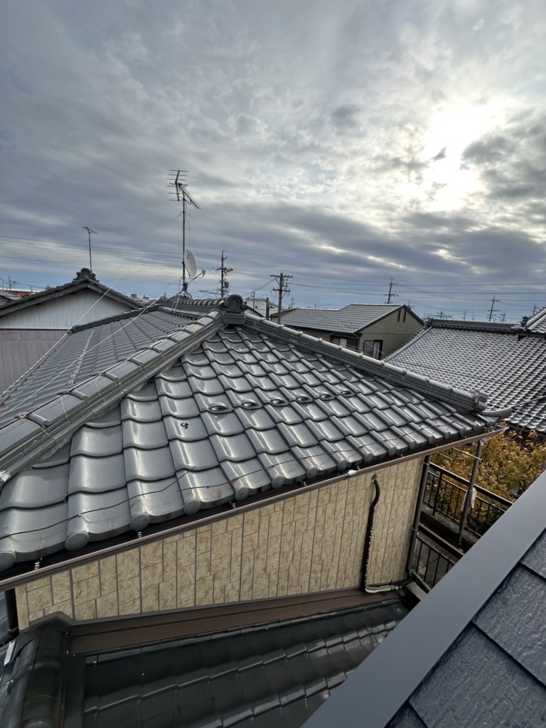 一宮市篭屋の新築に小型フラットアンテナ工事