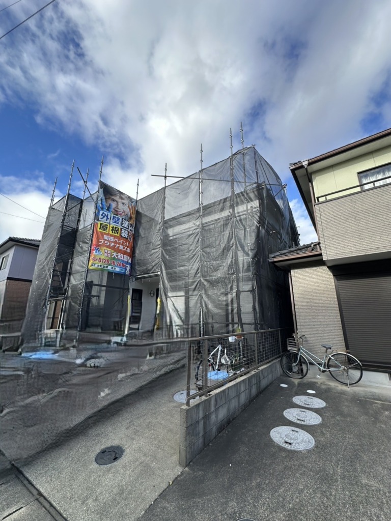 清須市清洲の既存住宅で災害に強い地デジ屋根裏アンテナ工事