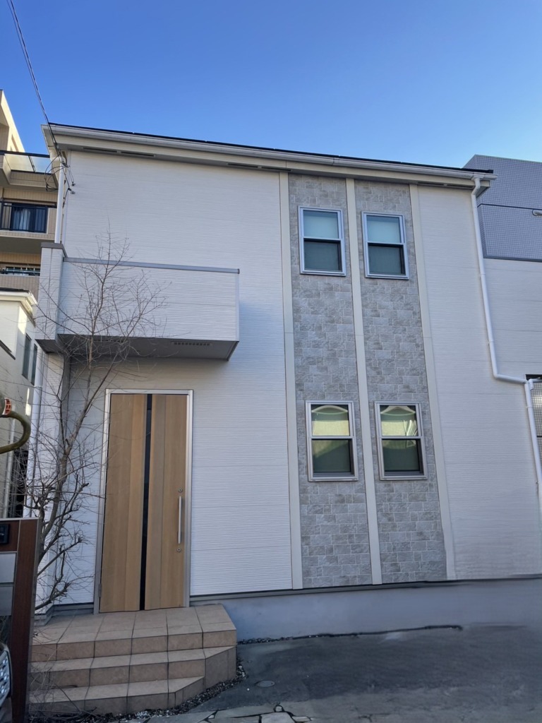 大和市大和東の既存住宅に安定受信目的の八木式アンテナ工事