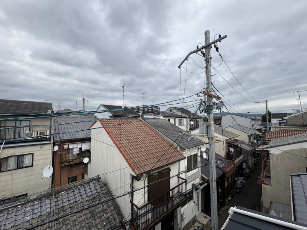 京都市中京区壬生下溝町の3階建て新築にお洒落なデザインアンテナ壁面工事