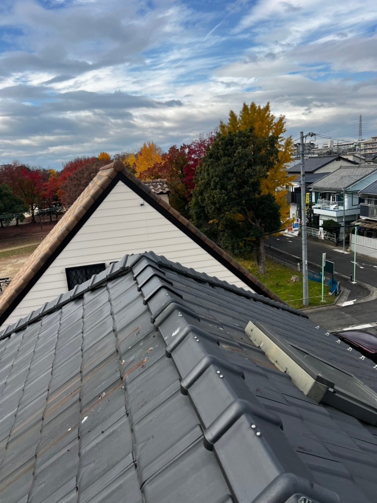 名古屋市西区歌里町の既存住宅でアンテナ老朽化に伴いデザインアンテナへの交換工事