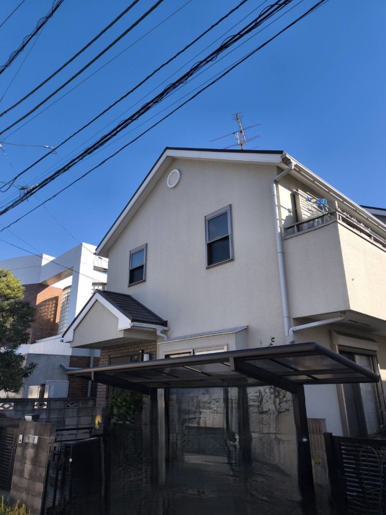 市川市八幡の既存住宅でテレビ視聴不良修理