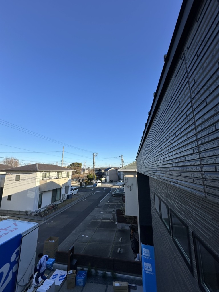 一宮市観音寺のアンテナ配線がない光仕様新築でのデザインアンテナ壁面工事