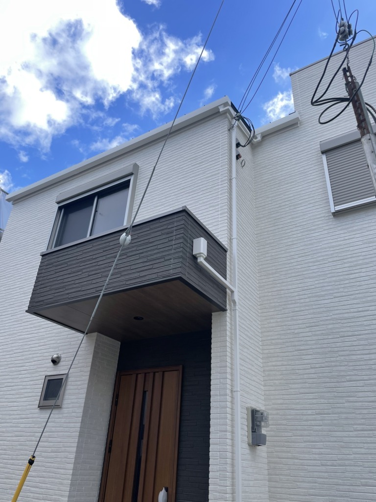 藤井寺市小山の新築に台風でも安心の屋根裏地デジアンテナ工事