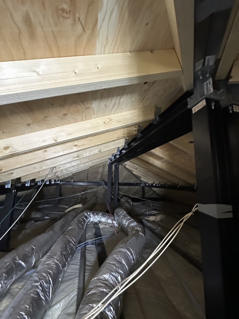 丹羽郡扶桑町柏森のパナソニックホーム新築に災害に強い屋根裏アンテナ工事