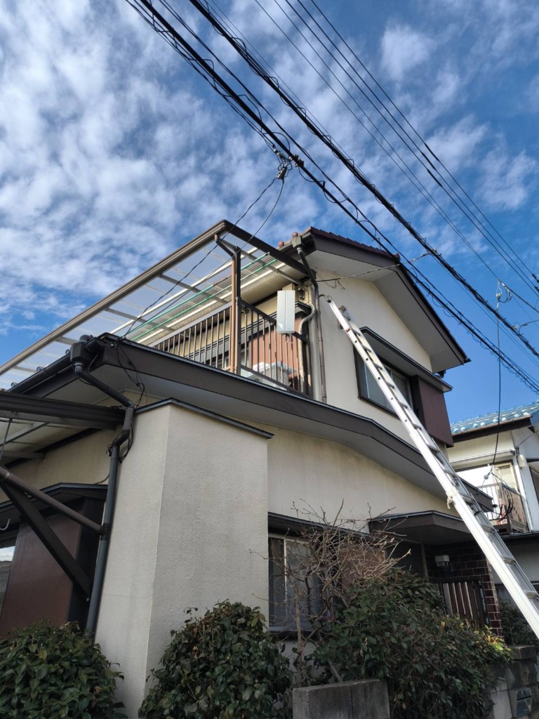 川越市仙波町の既存住宅でケーブルテレビからアンテナ受信への切り替え工事