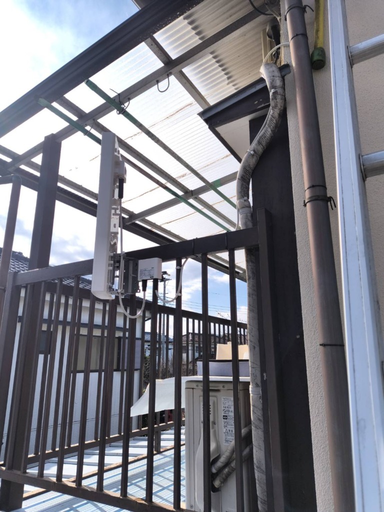 川越市仙波町の既存住宅でケーブルテレビからアンテナ受信への切り替え工事