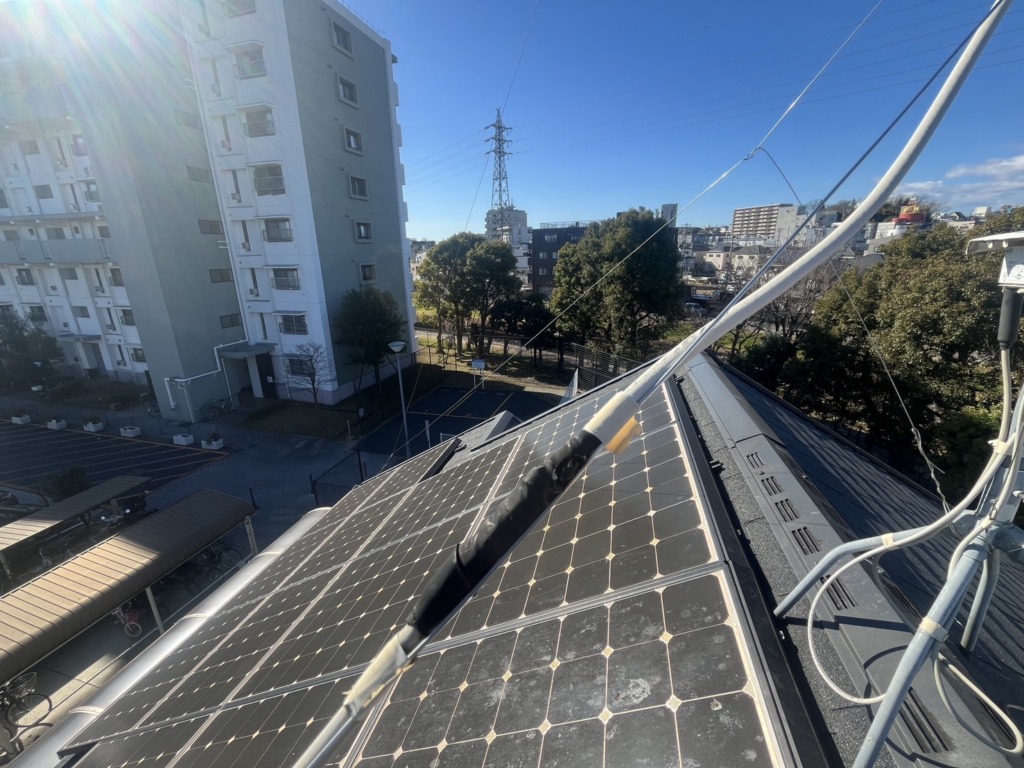 朝霞市膝折町の既存住宅でテレビ視聴できない受信不良修理