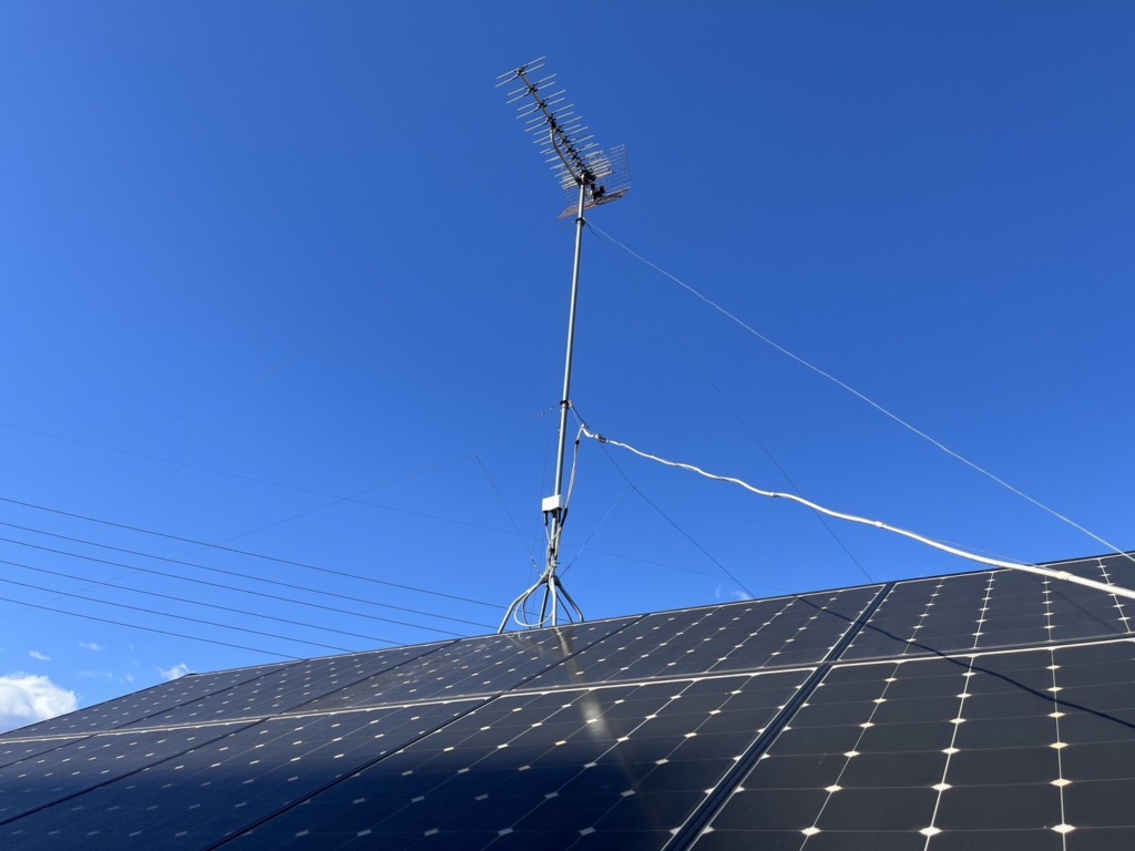 朝霞市膝折町の既存住宅でテレビ視聴できない受信不良修理