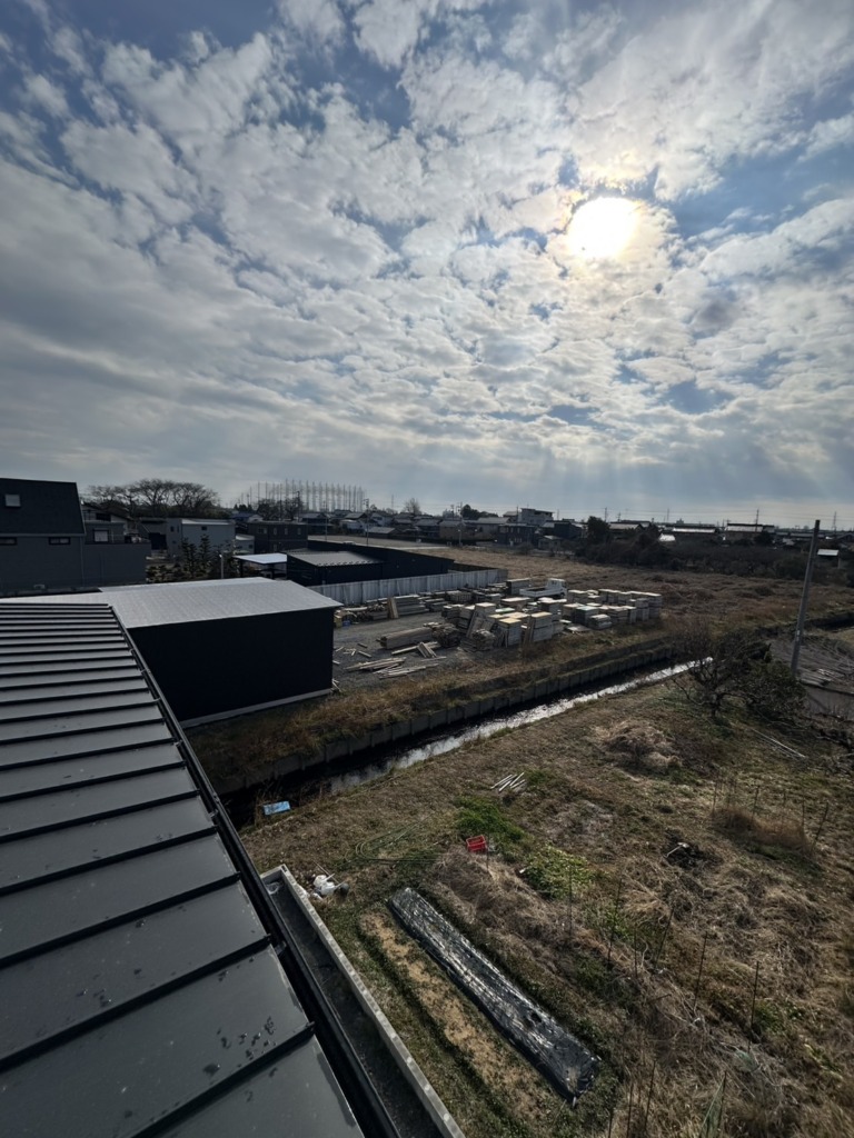 瑞穂市本田の光仕様新築に4K8KBSと地上波デジタル放送テレビアンテナ工事