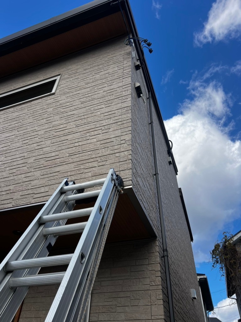 尾張旭市新居町のアイ工務店様新築　2K4K8KBSと地上波デジタル放送テレビアンテナ工事