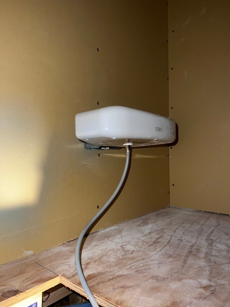 尾張旭市新居町のアイ工務店様新築　2K4K8KBSと地上波デジタル放送テレビアンテナ工事