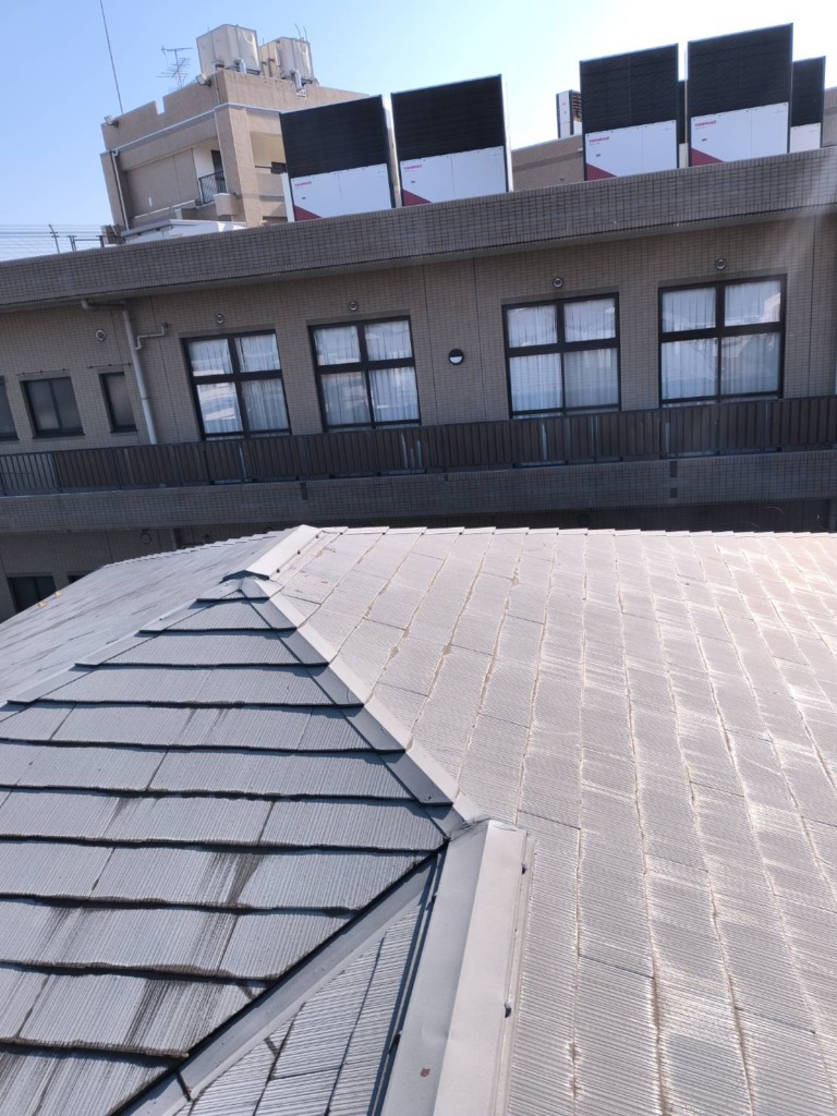 船橋市古和釜町の既存住宅でアンテナ倒壊に伴う交換工事