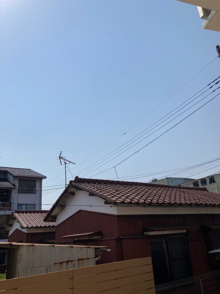 伊豆の国市南條の第一建設様既存住宅　光テレビから地上波デジタル放送デザインアンテナへの切り替え工事