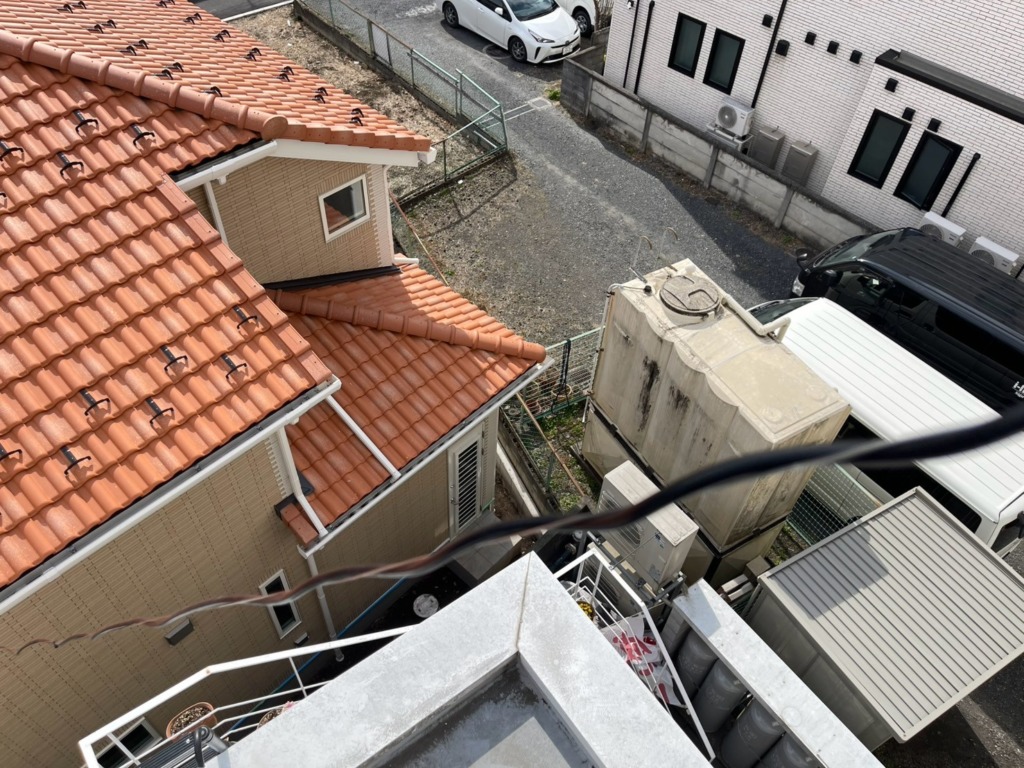 昭島市緑町のクレバリーホーム様　デザインアンテナサイドベース工事