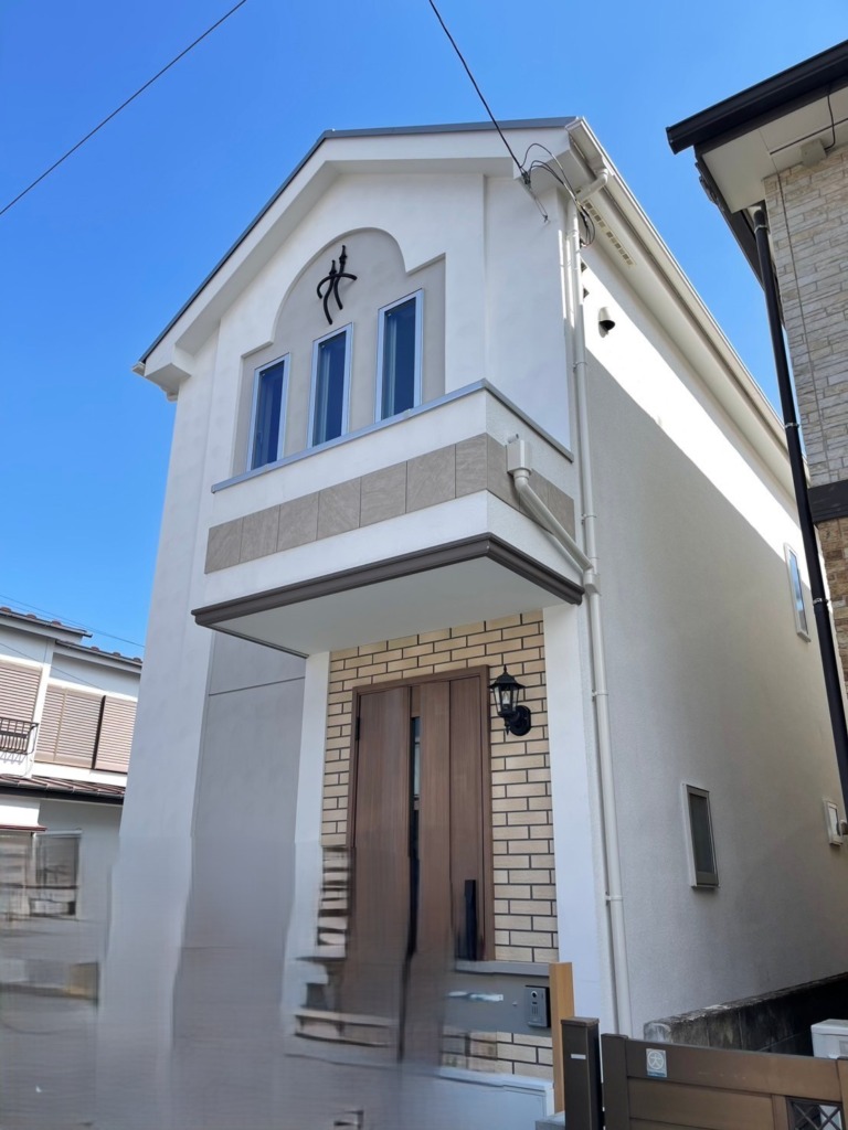 相模原市中央区高根のイーカム様新築 デザインアンテナサイドベース工事