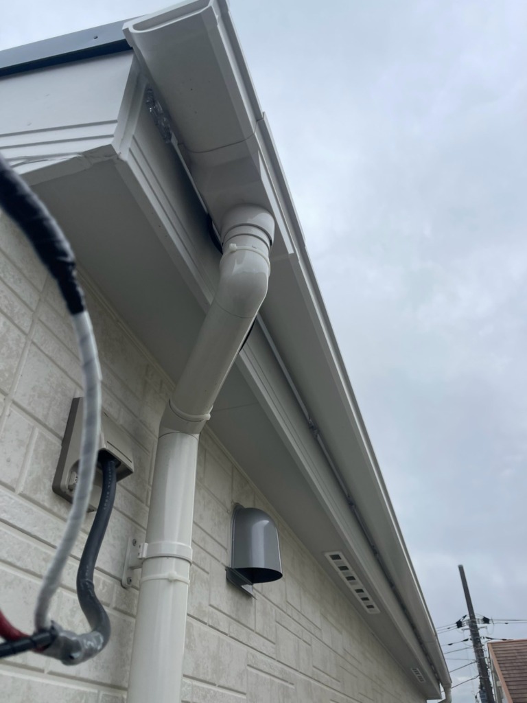 海老名市上今泉のホークワン様新築 垂直波用デザインアンテナ壁面工事