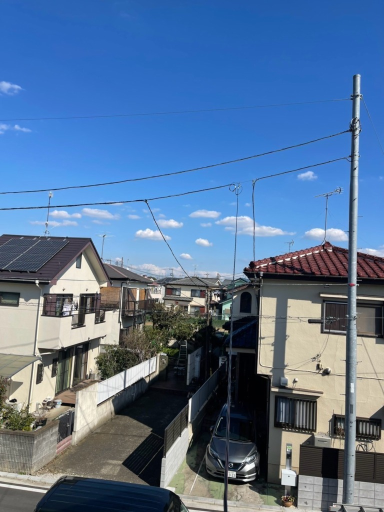 狛江市駒井町のアグレ都市デザイン様　お洒落な新築デザインアンテナサイドベース工事