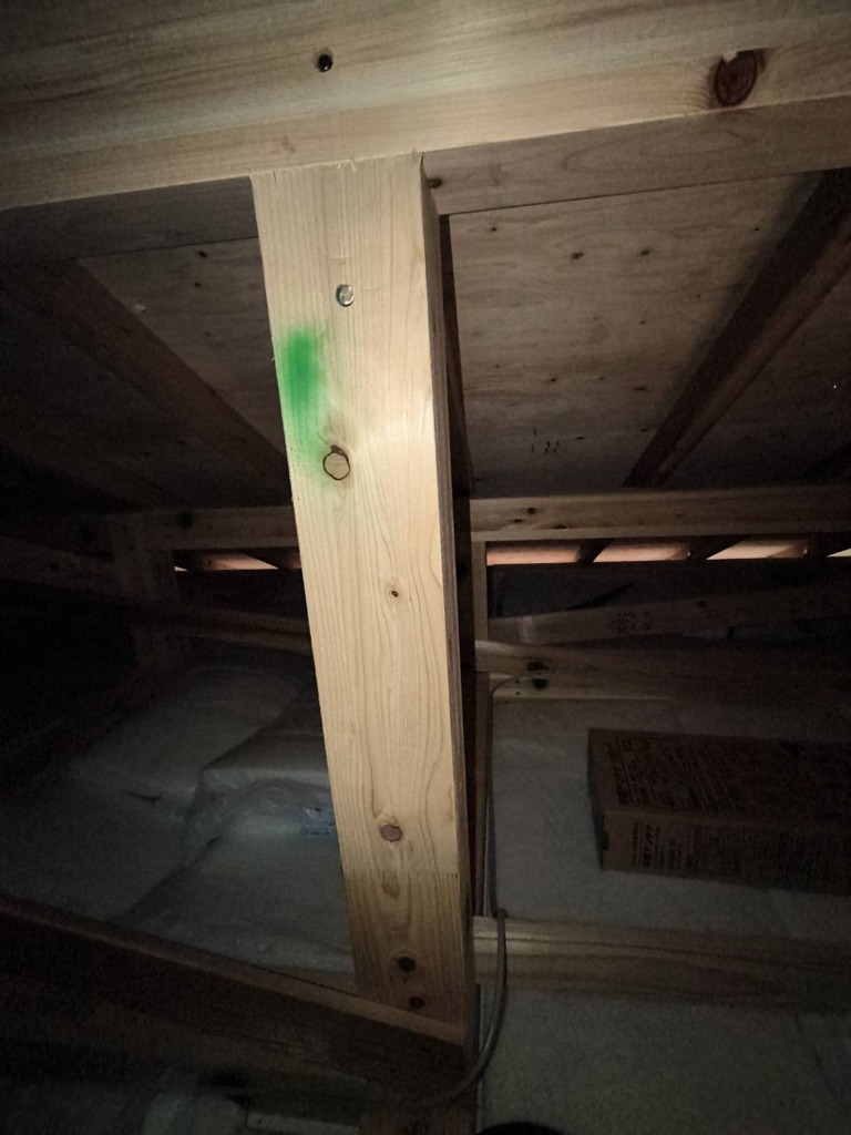 木更津市高柳の富士住建様新築 外から見えない屋根裏テレビアンテナ工事