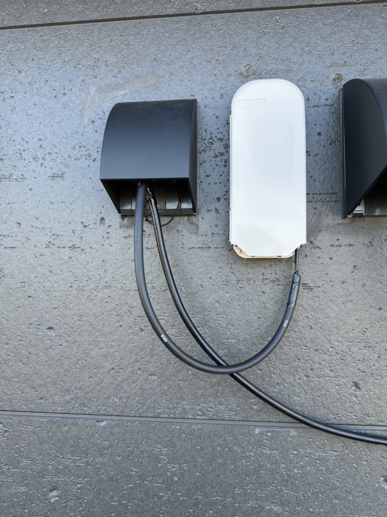 岩倉市稲荷町パシフィックホーム様　2K4K8K対応BSと地デジ小型フラットアンテナ新築アンテナ工事