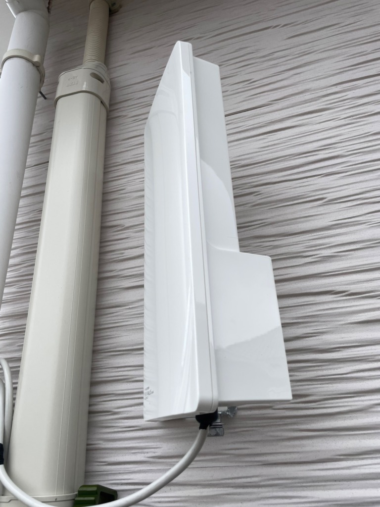 木津川市梅美台の光仕様の既存住宅での地上波デジタル放送テレビアンテナ工事