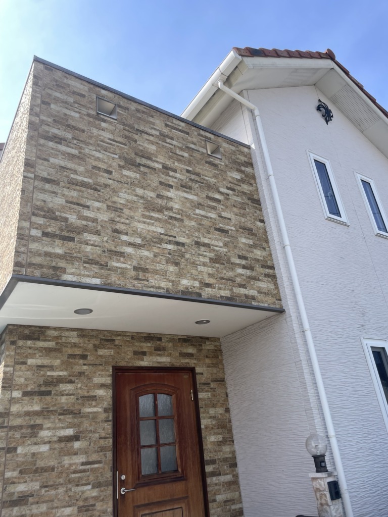 木津川市梅美台の光仕様の既存住宅での地上波デジタル放送テレビアンテナ工事