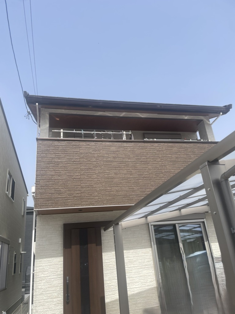 姫路市北条宮の町のアイ工務店様新築　外から見えない地上波デジタル放送　屋根裏アンテナ工事