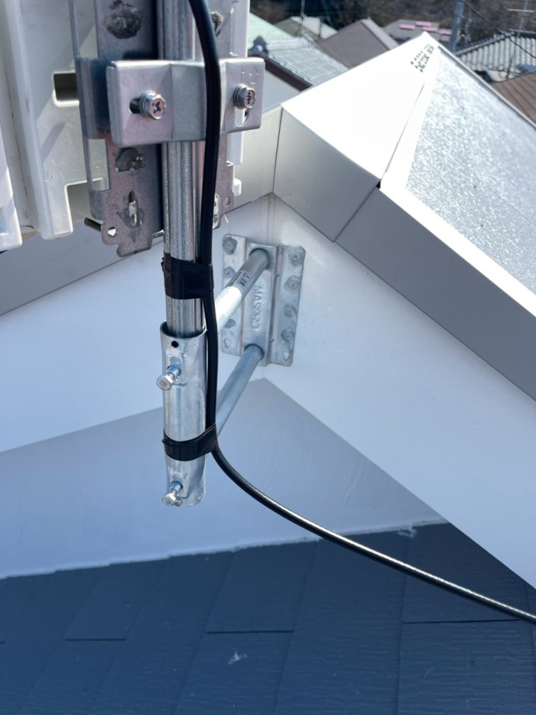 相模原市中央区高根のイーカム様新築 デザインアンテナサイドベース工事