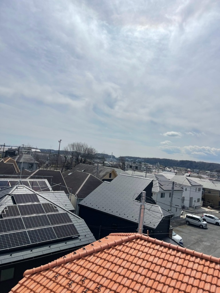 昭島市緑町のクレバリーホーム様　デザインアンテナサイドベース工事