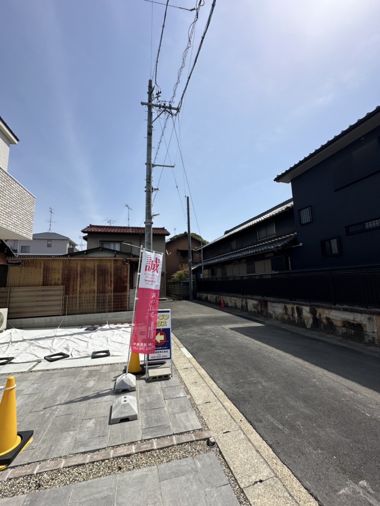 名古屋市西区中小田井の伊藤建設様新築　屋根裏アンテナ工事