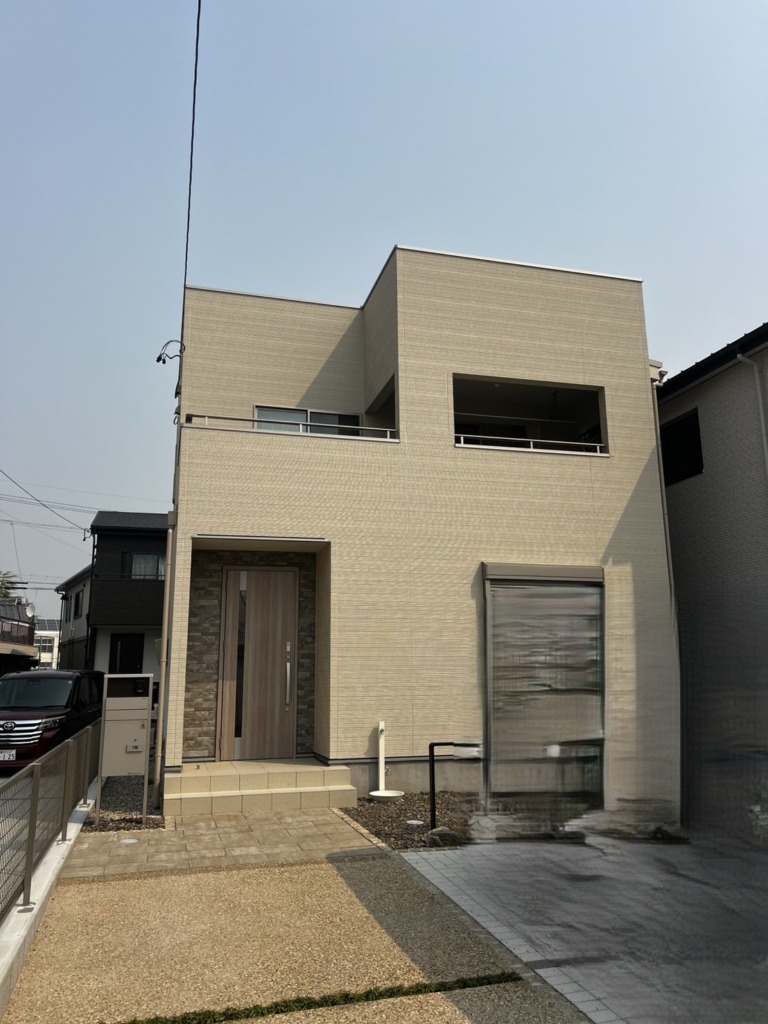 長久手市岩作の岡田建設様新築　外から見えない地上波デジタル放送アンテナ工事