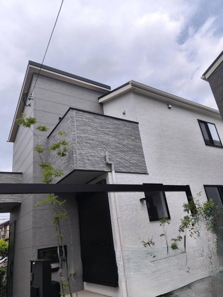 船橋市駿河台のポラス様新築　台風でも安心の屋根裏アンテナ工事