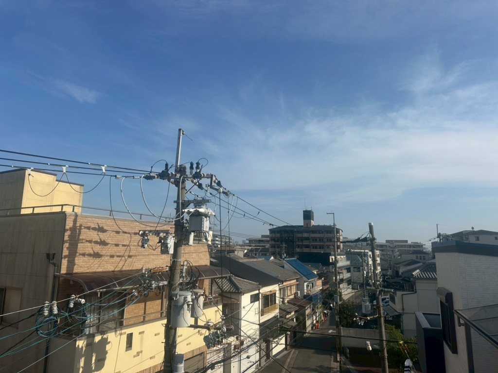 豊中市庄内幸町の萩田工務店様新築　デザインアンテナ壁面工事