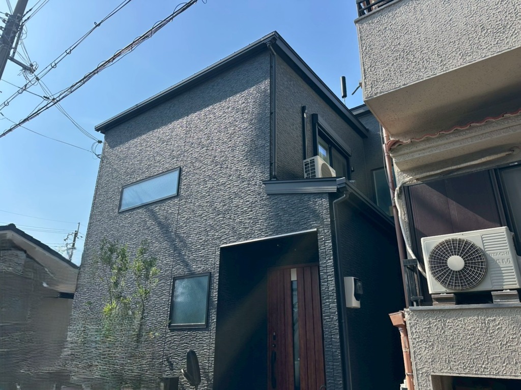 枚方市牧野本町の秀光ビルド様既存住宅　光テレビからユニコーンアンテナへの切り替え工事