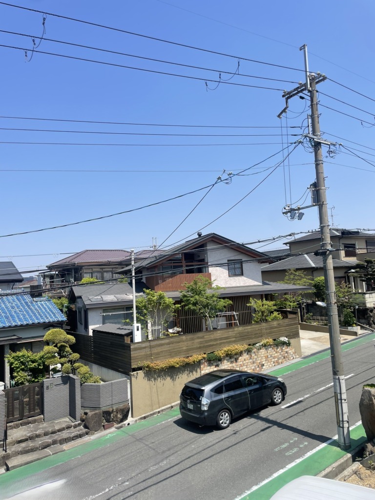 大阪狭山市西山台のアイ工務店様新築 デザインアンテナ壁面工事