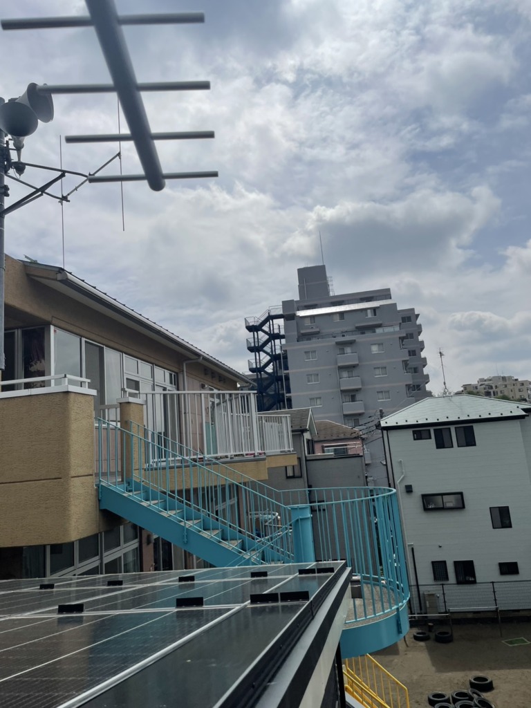 和光市白子の一条工務店様新築 安定受信目的の八木式アンテナ工事