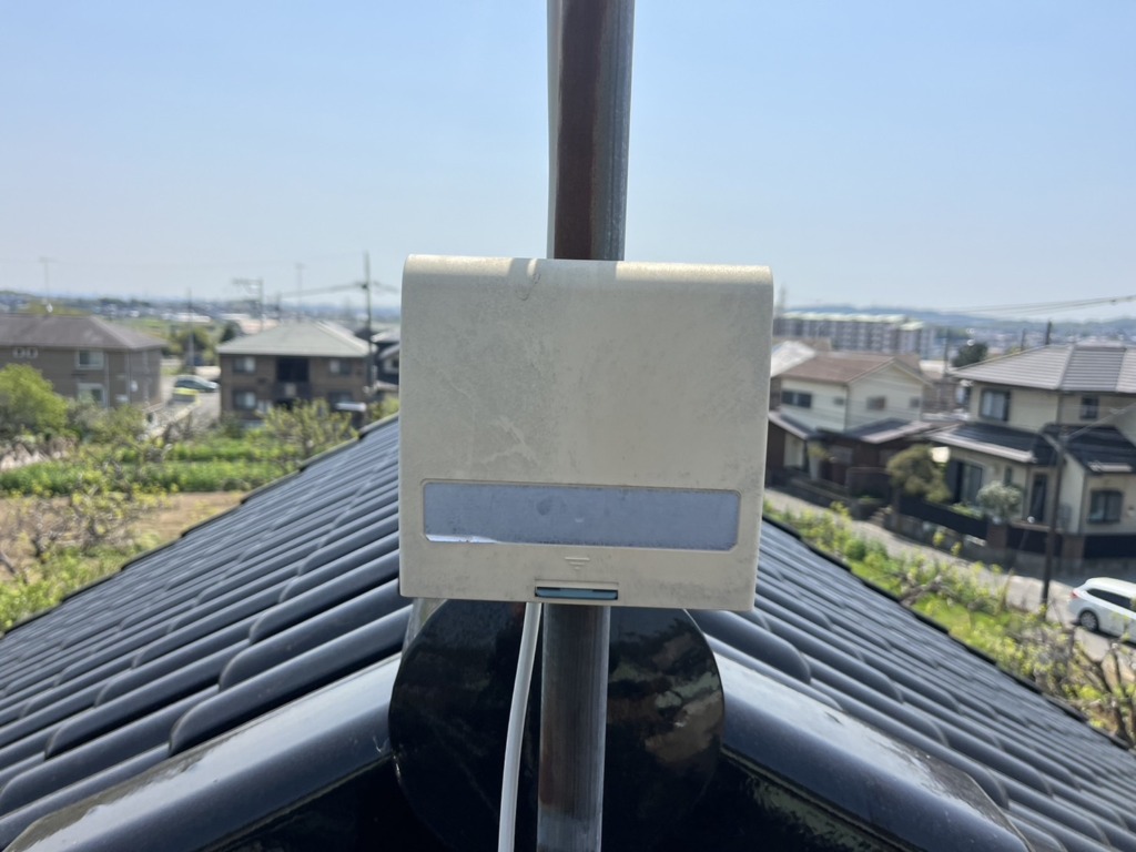 伊勢原市笠窪の既存住宅でE202　テレビ映らない　受信不良修理によるアンテナ交換