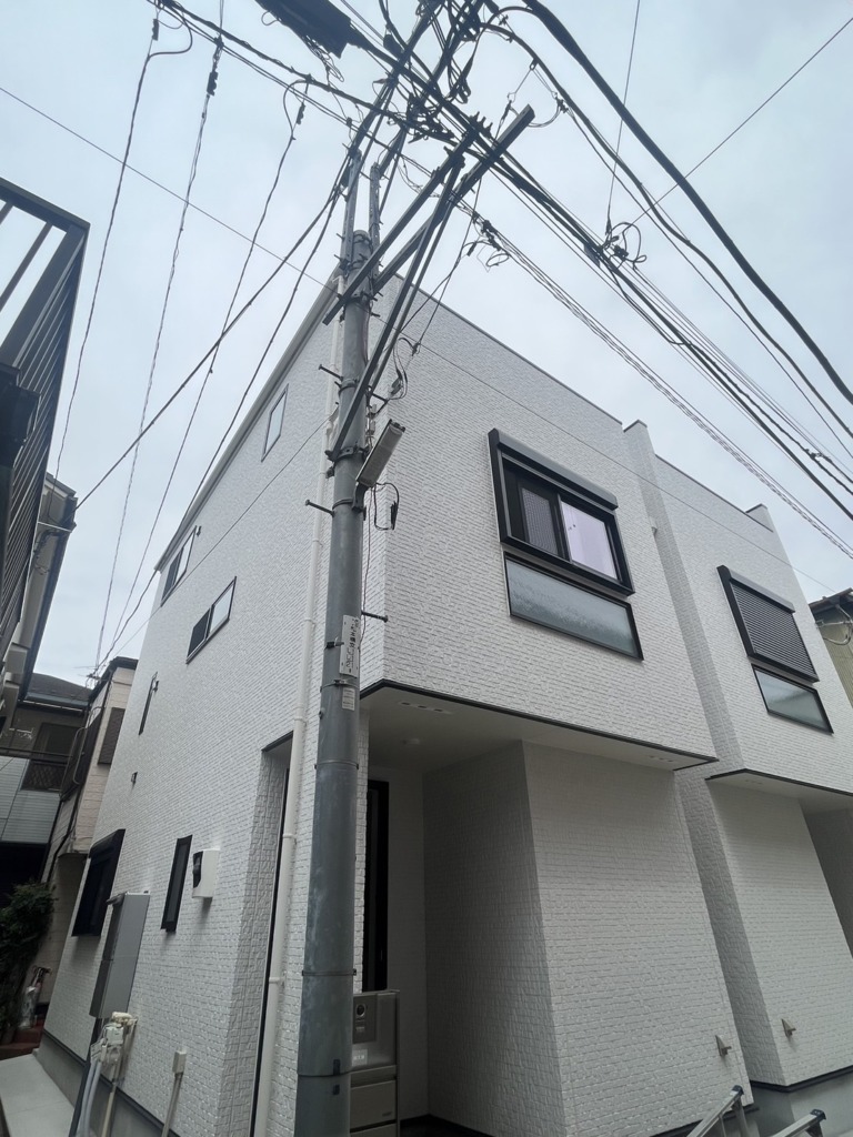 江東区東砂のフォーライフ様新築　外から見えない屋根裏アンテナ工事