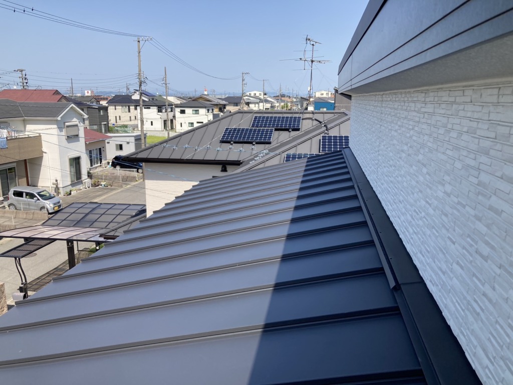 あま市森のヤマト住建様新築　4K8K対応BSとデザインアンテナ壁面工事