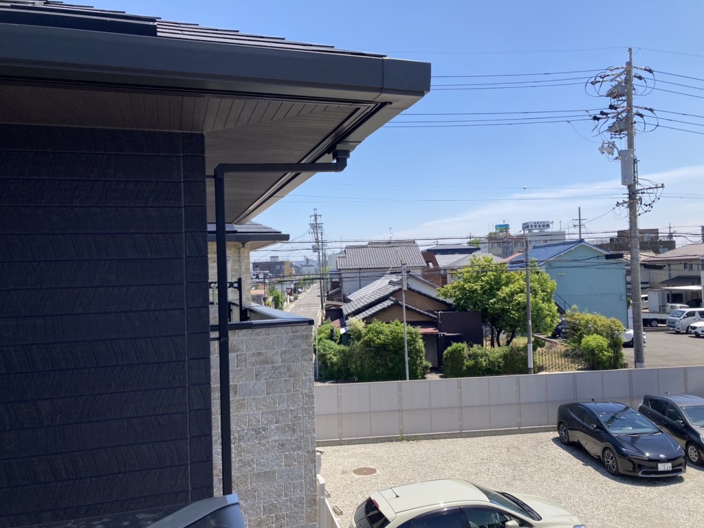 名古屋市北区福徳町の住友林業様新築　台風でも安心の屋根裏アンテナ工事