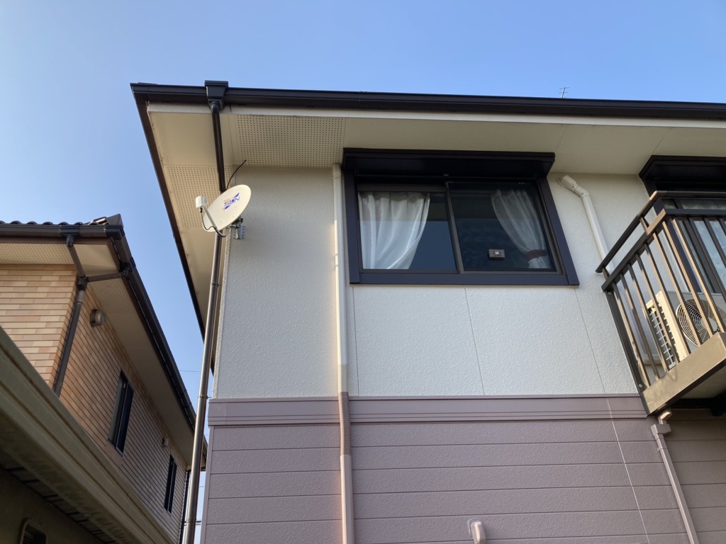 北名古屋市熊之庄の既存住宅　受信不良に伴うアンテナ交換工事
