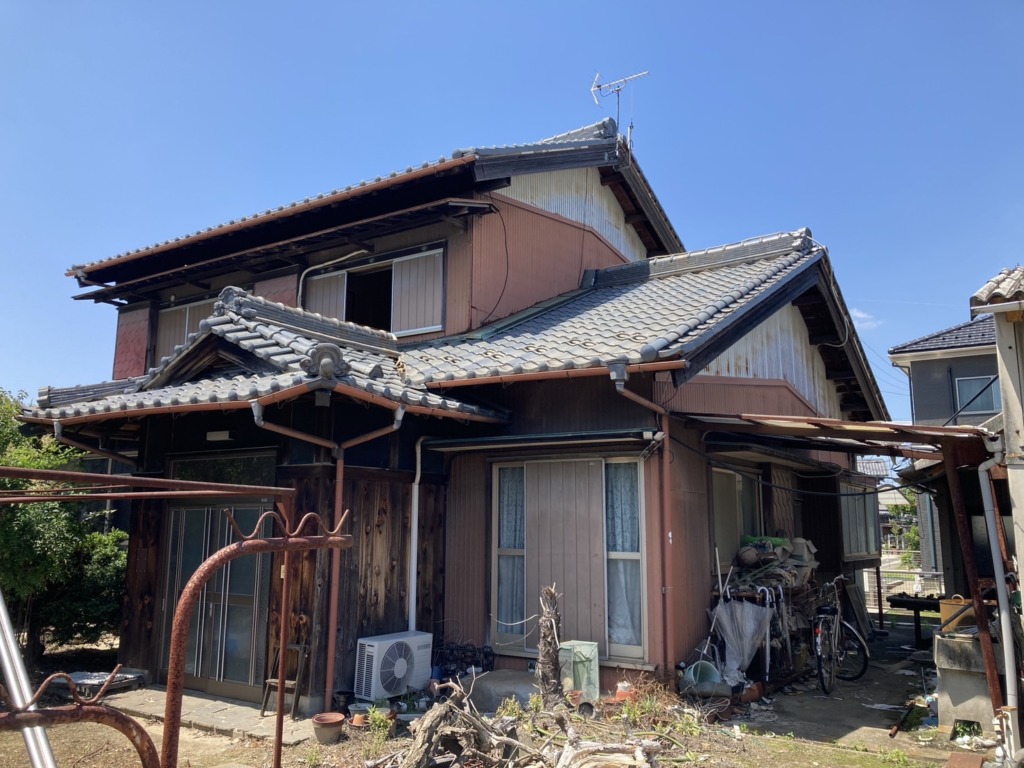 一宮市北今の既存住宅 テレビ映り悪い 受信不良アンテナ修理