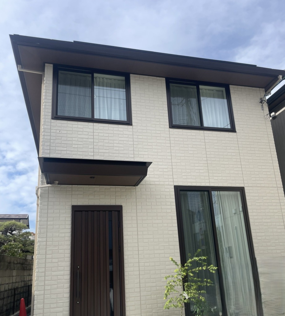 宝塚市光明町の大和ハウス工業様新築　台風でも安心の屋根裏アンテナ工事